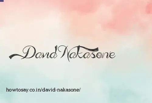 David Nakasone