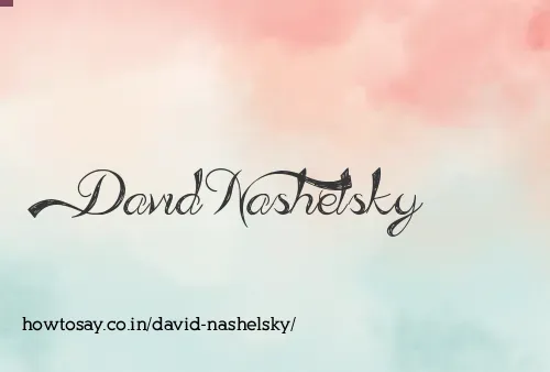 David Nashelsky