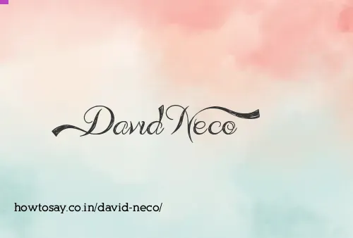 David Neco