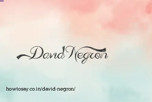 David Negron