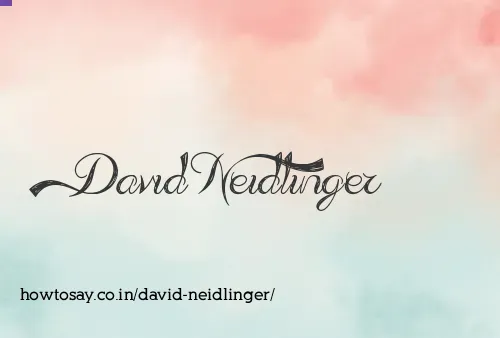 David Neidlinger