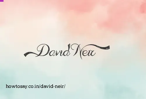 David Neir
