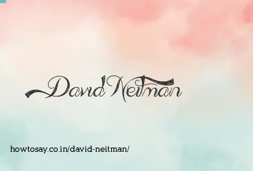 David Neitman