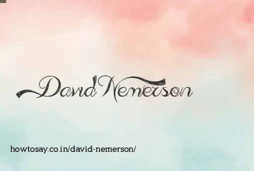 David Nemerson