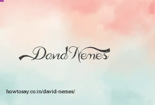 David Nemes
