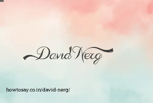 David Nerg