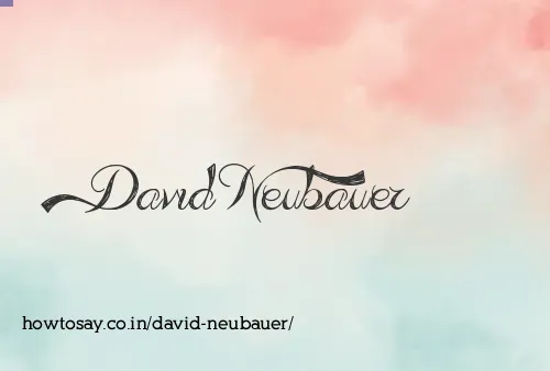David Neubauer