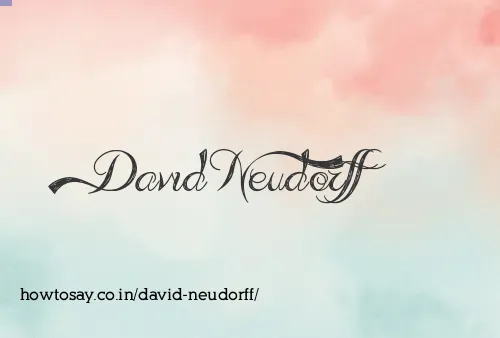 David Neudorff