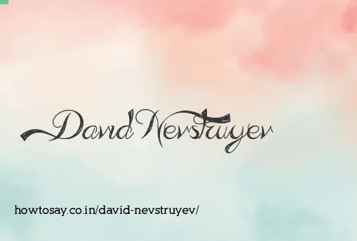 David Nevstruyev