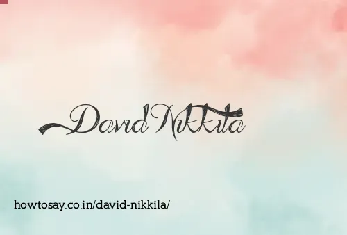David Nikkila