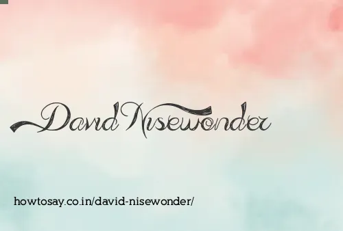 David Nisewonder