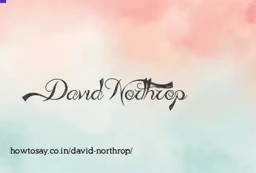 David Northrop