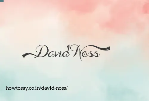 David Noss