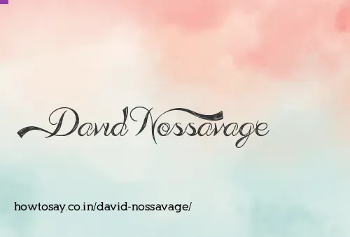 David Nossavage