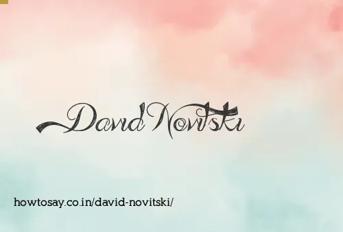 David Novitski