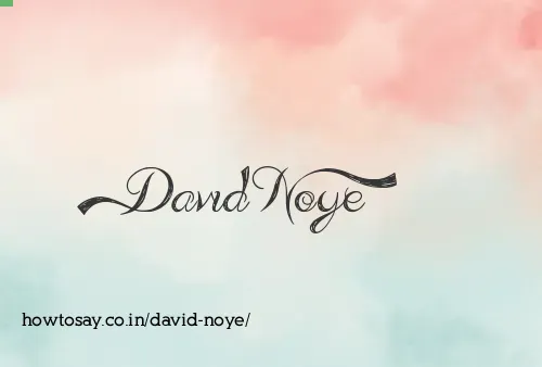 David Noye