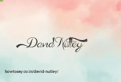 David Nutley