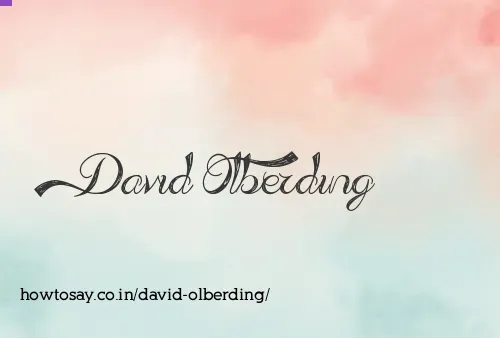 David Olberding