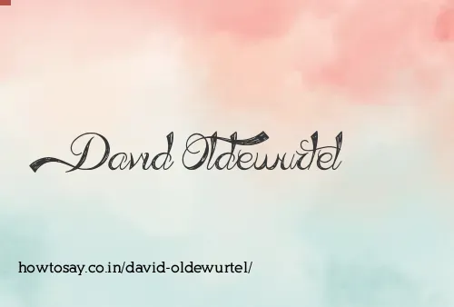 David Oldewurtel