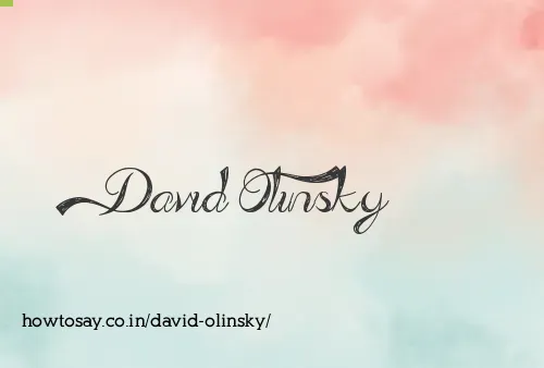David Olinsky
