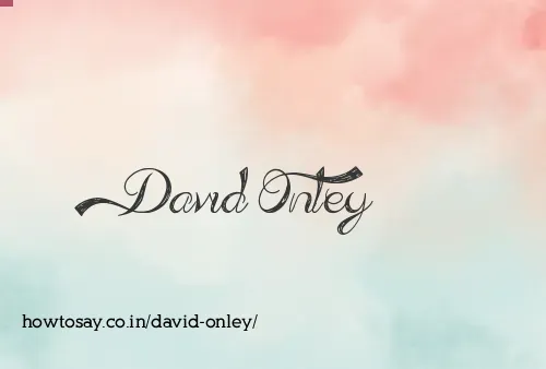David Onley