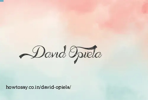 David Opiela