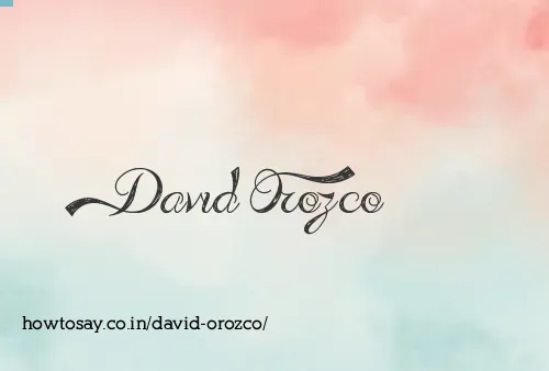 David Orozco