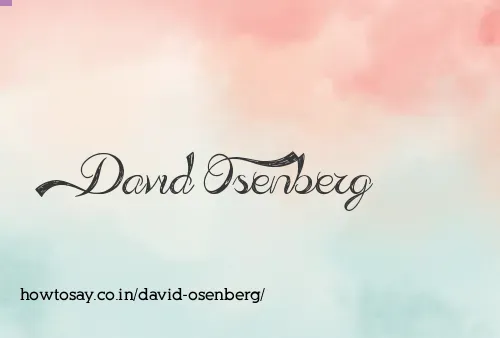 David Osenberg