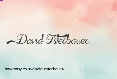 David Osterbauer