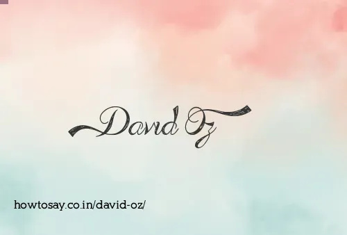 David Oz