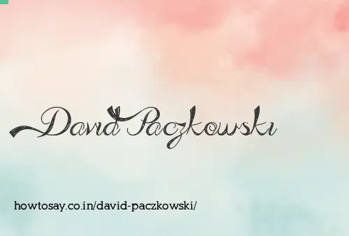 David Paczkowski