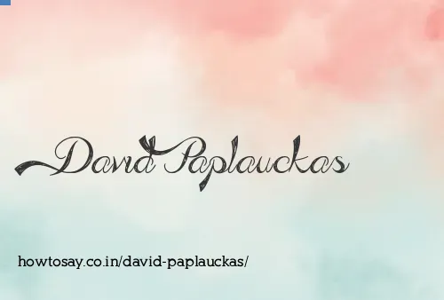 David Paplauckas