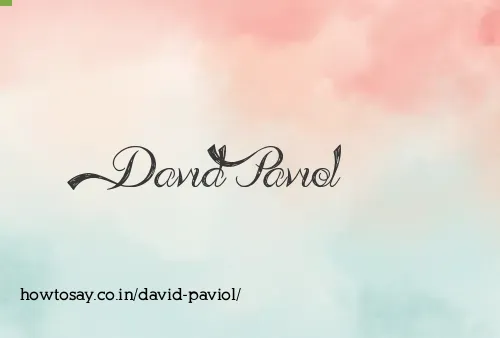 David Paviol