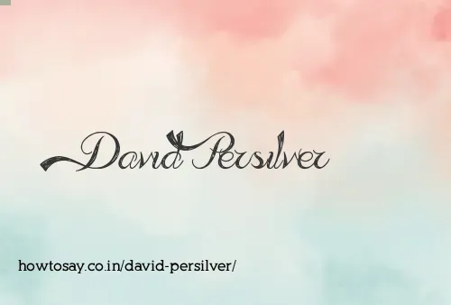 David Persilver