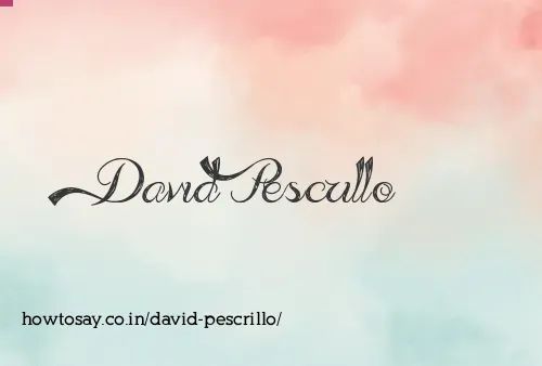 David Pescrillo
