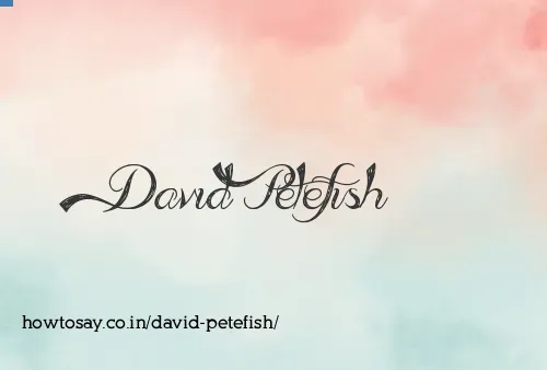 David Petefish