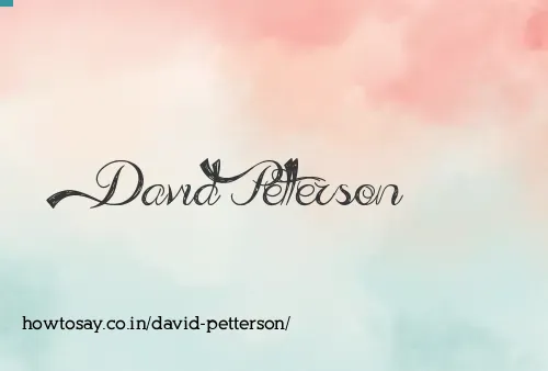 David Petterson