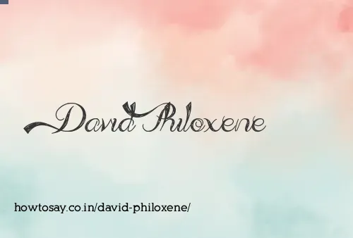 David Philoxene