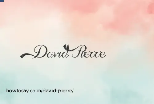 David Pierre