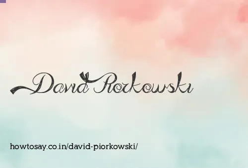 David Piorkowski