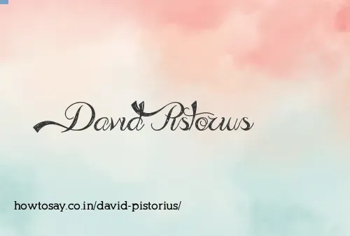 David Pistorius