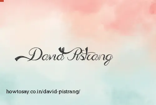 David Pistrang