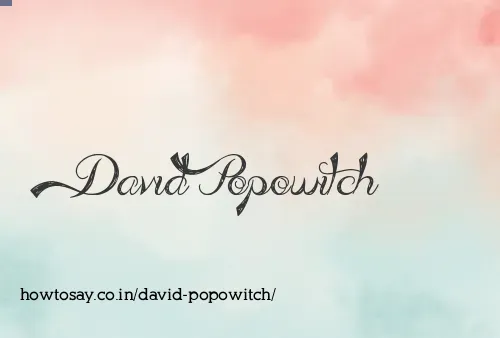 David Popowitch
