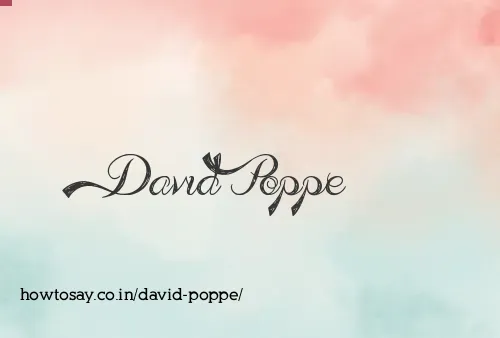 David Poppe