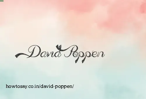 David Poppen