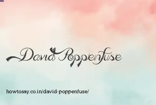 David Poppenfuse