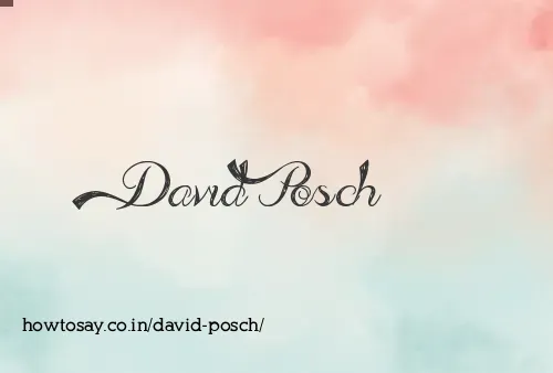 David Posch