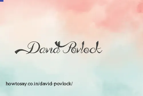 David Povlock