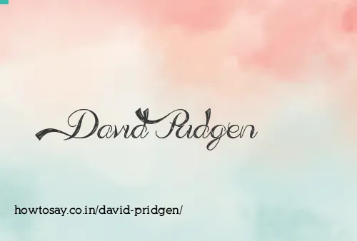 David Pridgen