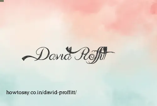 David Proffitt